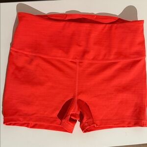 Athleta Women's Bright Red Bike Shorts